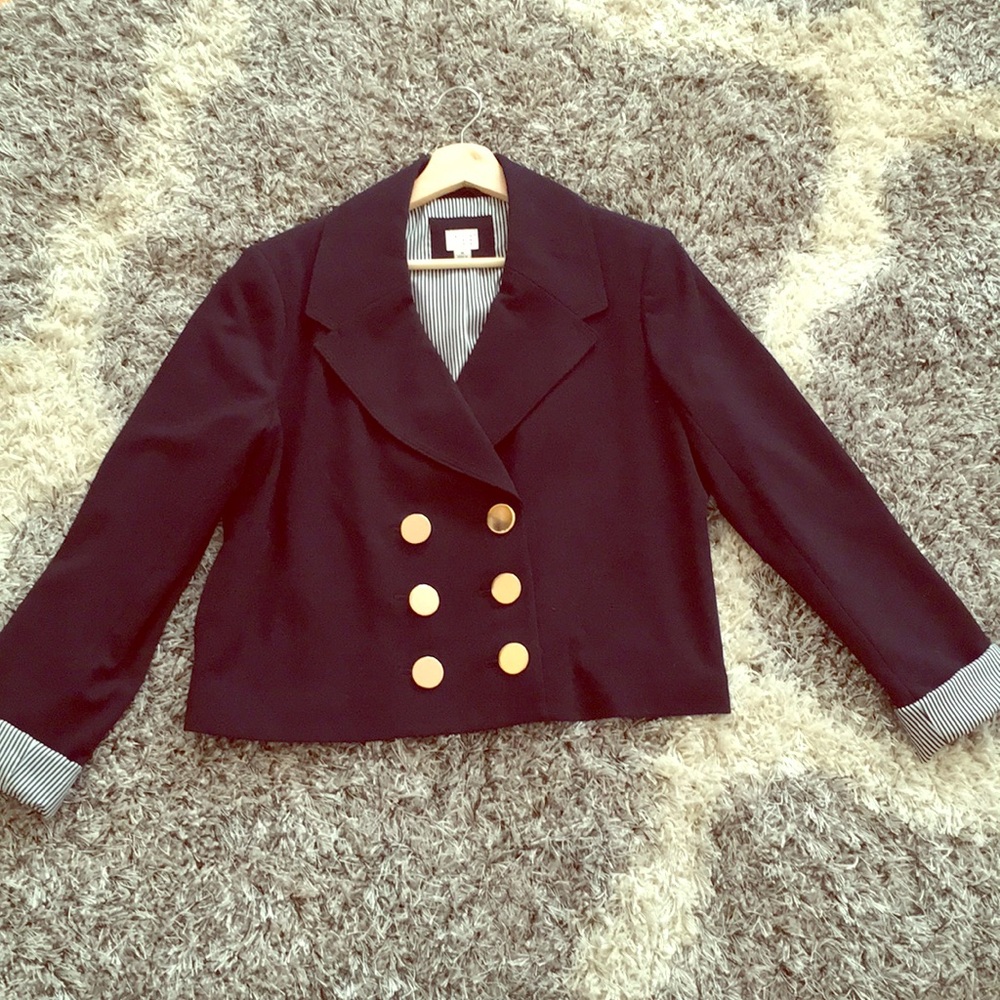 Blue sailor blazer
